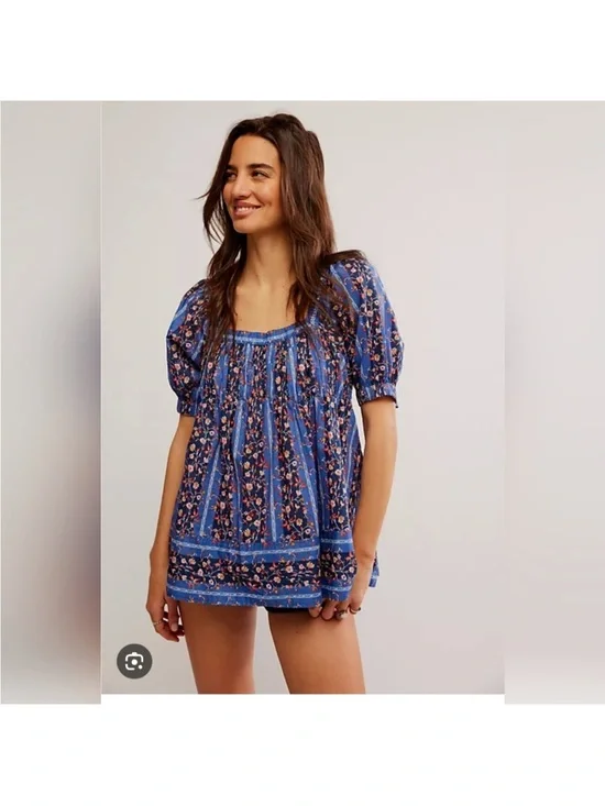 Free People Vintage Lover Blouse in Dutch