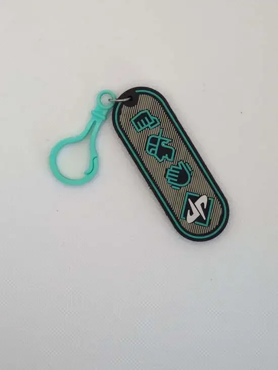 Dude Perfect MyBooster Pound it, Noggin, See Ya!Keychain Bag Clip