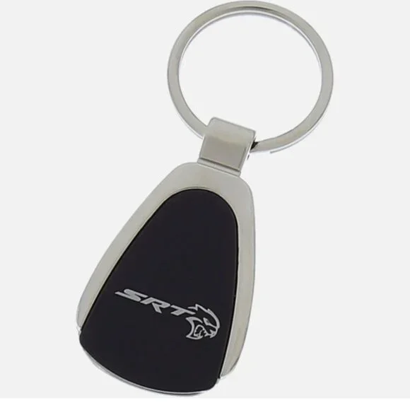 SRT Hellcat Emblem Black Key Chain Fob (Licensed Dodge Charger /Challenger)