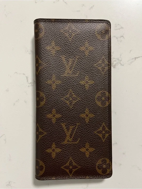 Louis Vuitton Brown Monogram Long Wallet