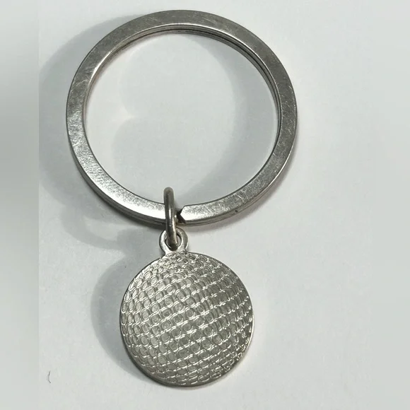 Signed Sterling Silver 925 Keychain Golf Ball Design Arrow Logo Artisan