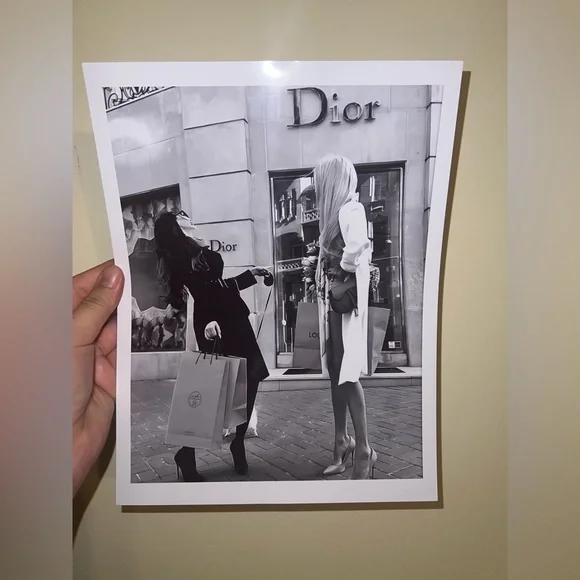 Black and white 8.5x11 Print (#393)