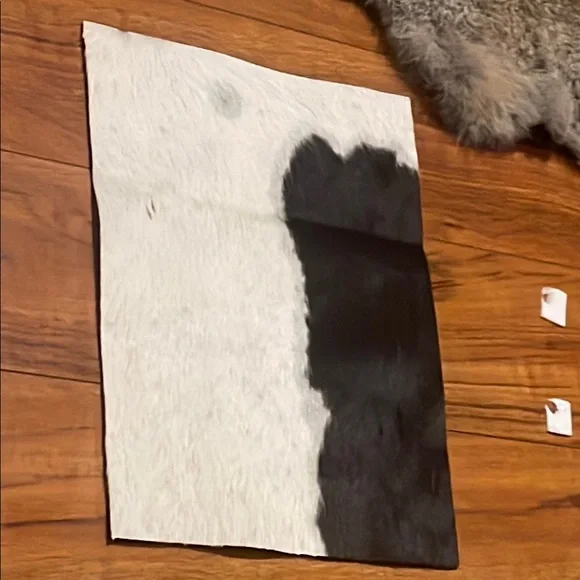 Black and White Cowhide Rug