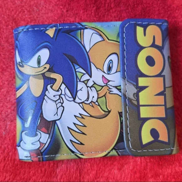 Nintendo Sonic Blue and Yellow Money Clip