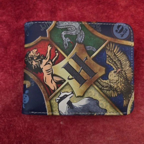 Harry Potter Wizard Hogwarts Anime Manga Leather Wallet