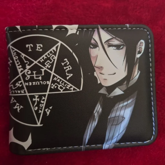 New Black Butler Anime Manga Leather Wallet