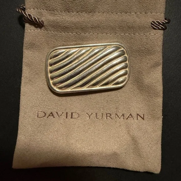 Authentic Silver David Yurman Money Clip (pre owned)