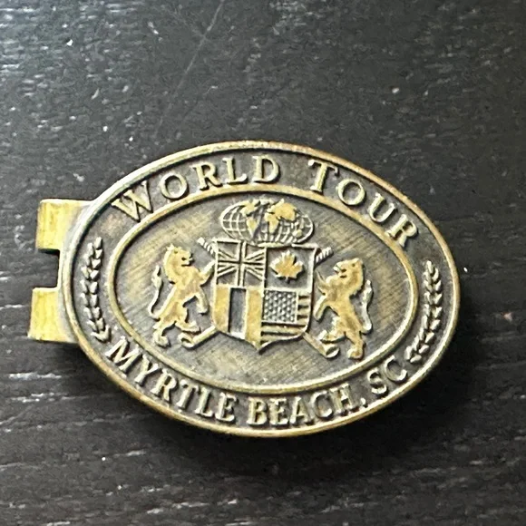 World Tour Myrtle Beach SC Money Clip
