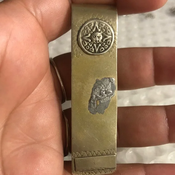 Vintage-Inspired Gold and Silver Money Clip