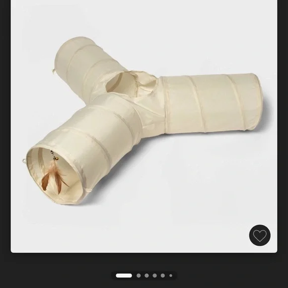 Interactive Cream Cat Tunnel