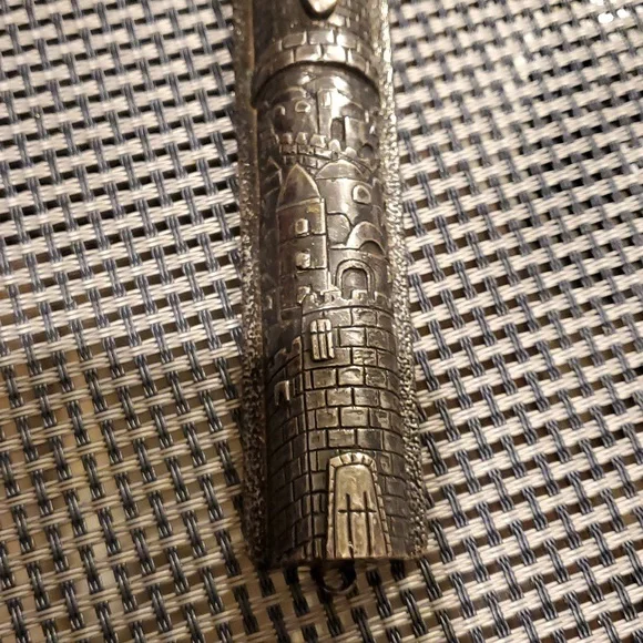 Mezuzah With Hebrew Symbols Antique 925