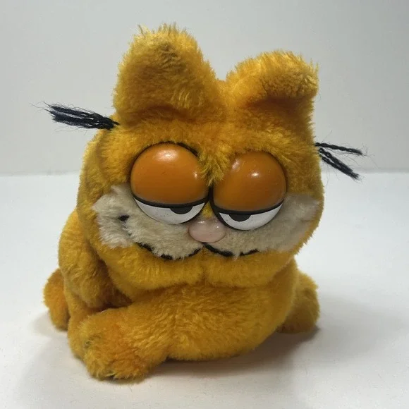 Vintage GARFIELD the Cat Plush Dakin 1981 Stuffed Animal 9
