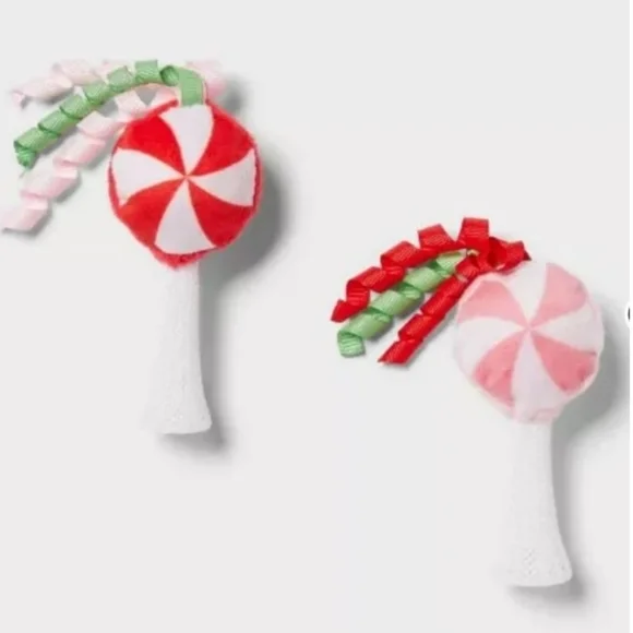 Wondershop Red and Pink Peppermint Dog Toys