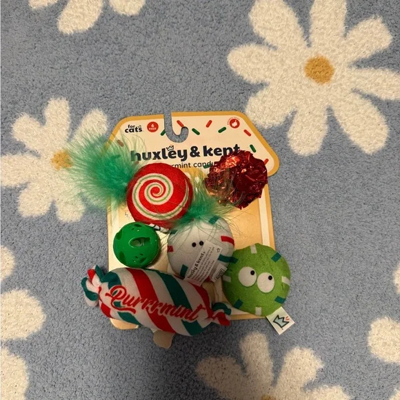 Christmas Cat Toy Collection - Red, Green, White