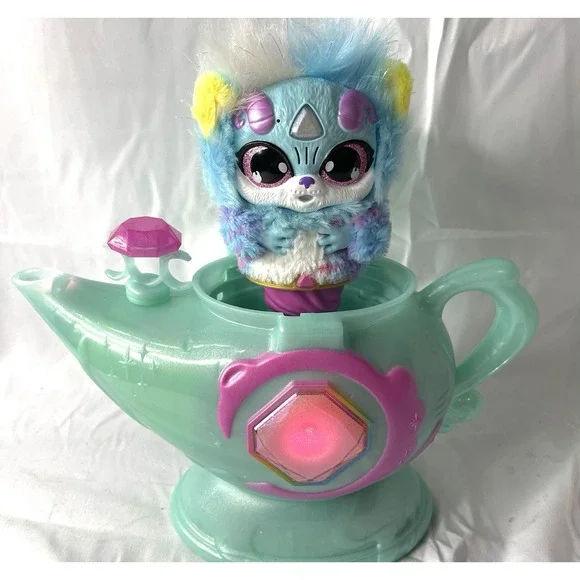 Magic Mixies Magic Genie Lamp Starlight Magic Interactive 8 Inch Rainbow Plush