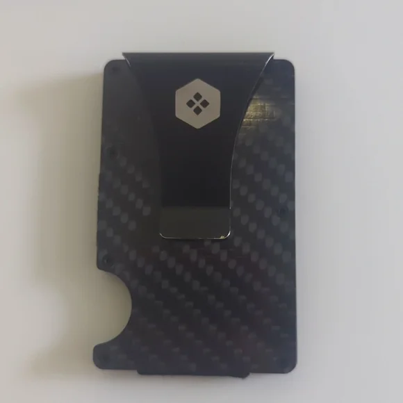 Metal Wallet black mens