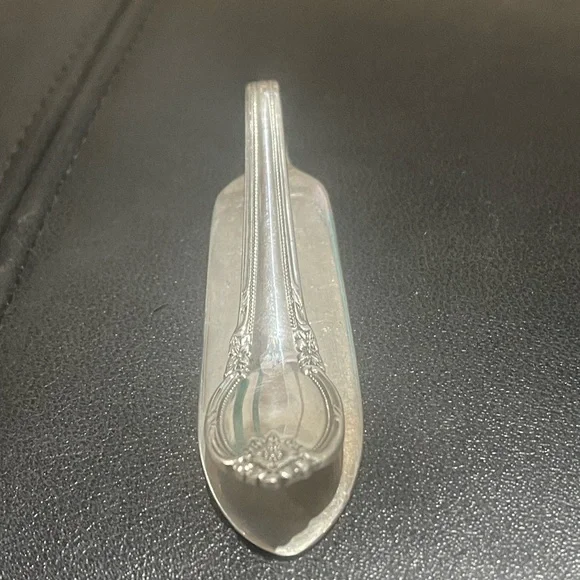 Elegant Silver Spoon money clip made from vintage silverware