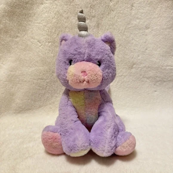 FAO Schwarz Glow Brights Toy Plush LED W Sound Kittycorn 15
