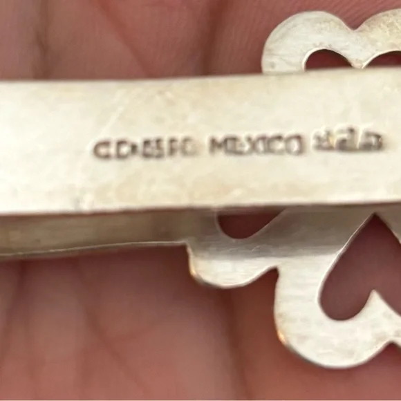 Sterling Silver 4 leaf clover imported money clip. Accessory