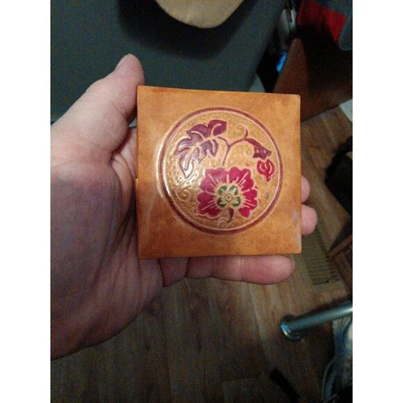 Vintage Coin Purse Some Kiss Lock, sheepskin