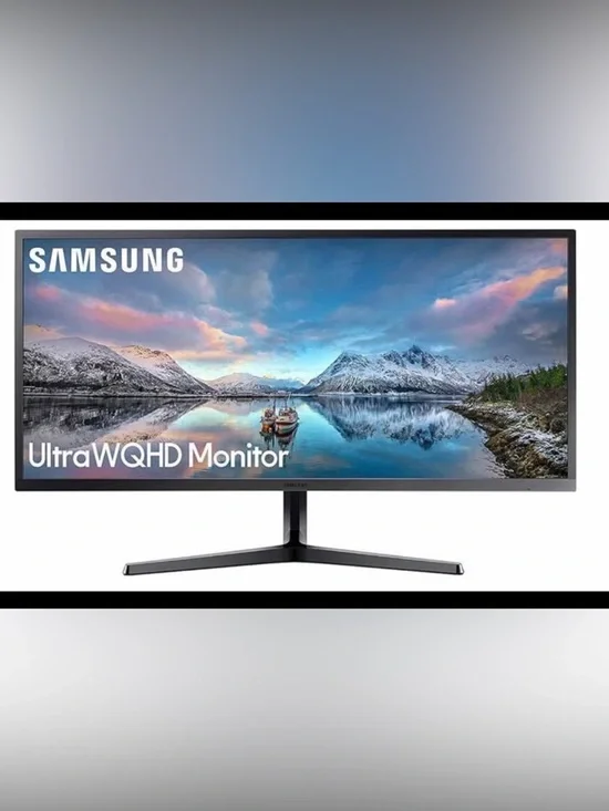 SAMSUNG 34-Inch SJ55W Ultrawide Gaming Monitor (LS34J550WQNXZA)75Hz Refresh,WQHD
