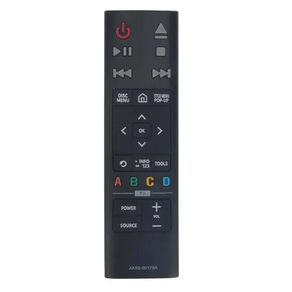 Samsung: Blu Ray Player Remote: AK59-00179A: OEM: Tested: Preowned