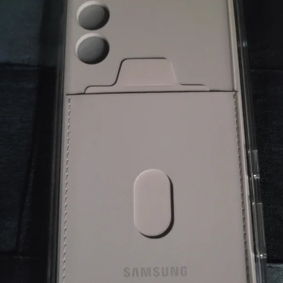 White Phone Case with Card Holder