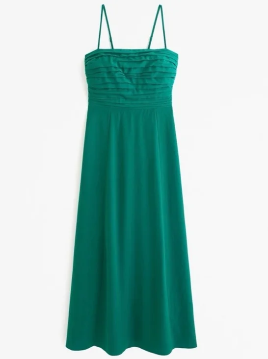 Abercrombie & Fitch Teal Green Maxi Dress
