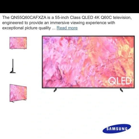Samsung QLED 4K TV (PICK UP ONLY)