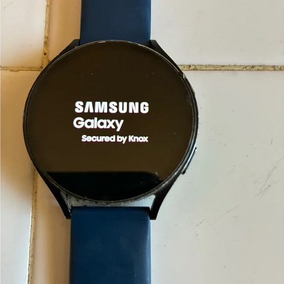 Samsung Galaxy 6 44mm Smartwatch Black/blue WiFi, Heart, unlock, Droid w charger