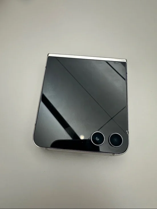 Sleek Black Foldable Smartphone