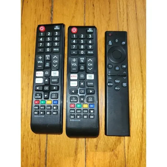 Bundle Of 3 Samsung Remotes 2 BN59-01199F Replacement Remote Control And 1 Other