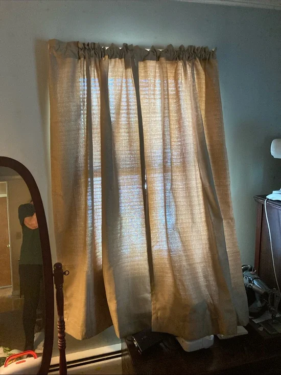 NWT Eclipse Latte Drape Panels -  42” W x  63” L - 4 panels