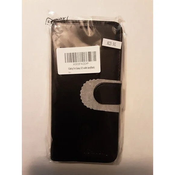 Galaxy A23 5G Wallet Case Black