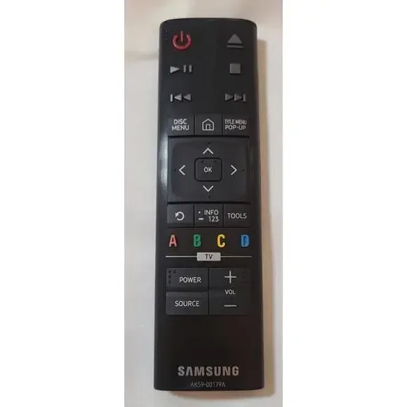 Samsung Blu-Ray Remote Control DVD Player Replacement AK59-00179 AK59-00179A