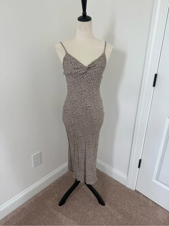 Abercrombie cheetah dress