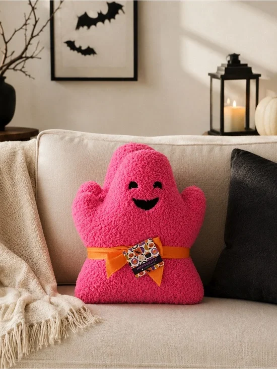 Ghost Halloween Plush Pillows Set of 2