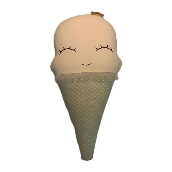 Prosto Concept Ice Cream Pillow Miss Creme Brulee Handmade Pillow Plush Nursery