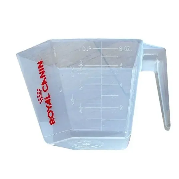 4 ROYAL CANIN MEASURING CUPS FOOD SCOOPS Vintage Measures Up To 1 Cup New