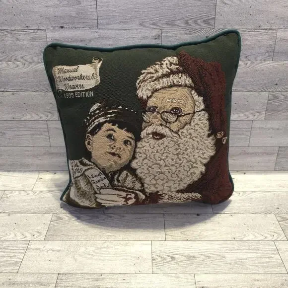 Manual Woodworkers & Weavers‎ 1995 Collector Christmas Edition Pillow 12