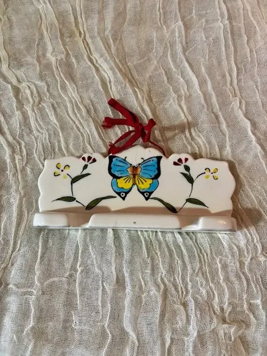 Ceramic Butterfly Holder