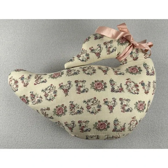 VTG Goose Swan Shaped Throw Pillow or Doorstop 16