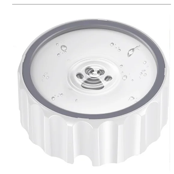 New White  No Spill Dog Bowl