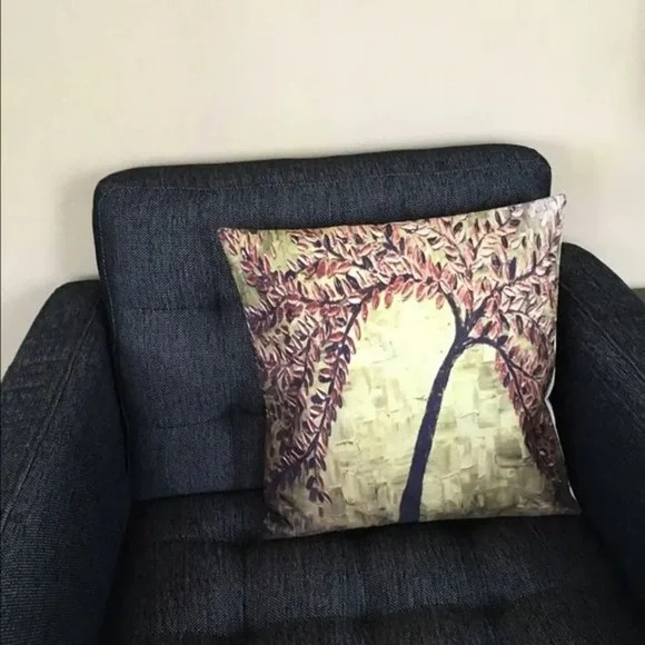Floral 3D decorative pillow case,new,in package