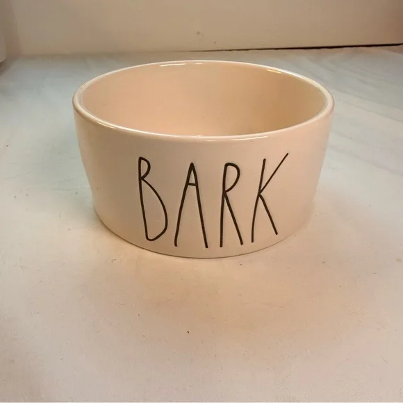 Rae Dunn Cream Pet Bowl