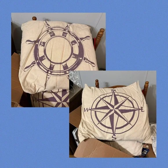 Set‎ of 2 Nautical Beach 24