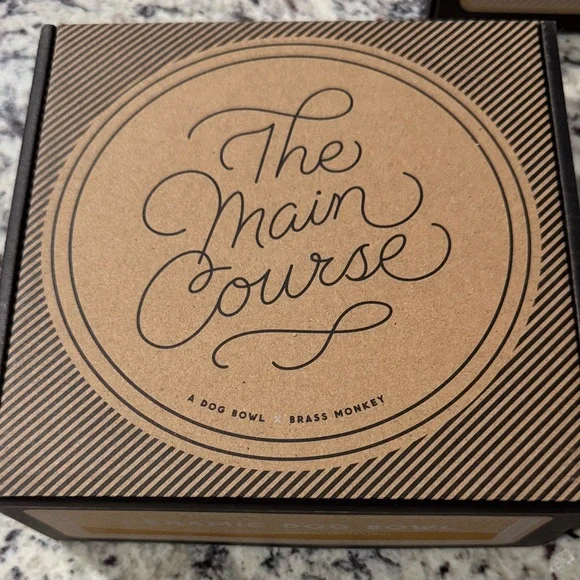 'The Main Course' Dog Bowl