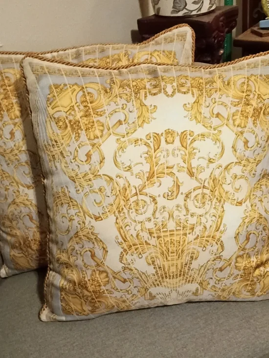 Pair Of Versace Pillows.