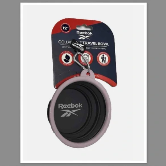 Reebok Collapsible Travel Pet Bowl For On the Go
