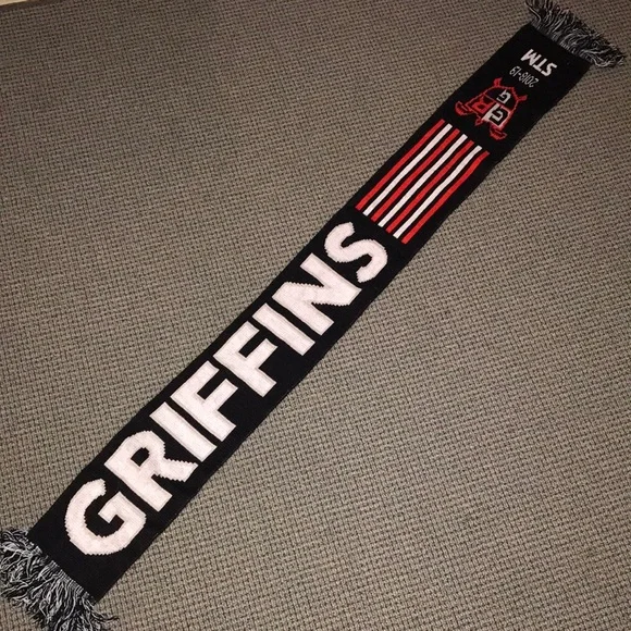 2018-19‎ GR Griffins Black and White Team Scarf